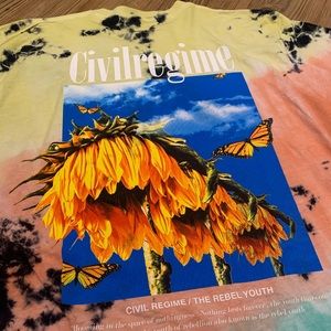 CIVIL REGIME TYE DYE S.I.N. T SHIRT